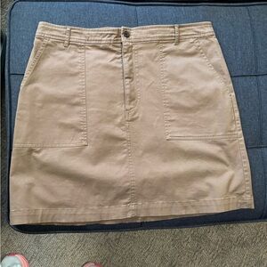 Banana Republic Beige Mini Skirt